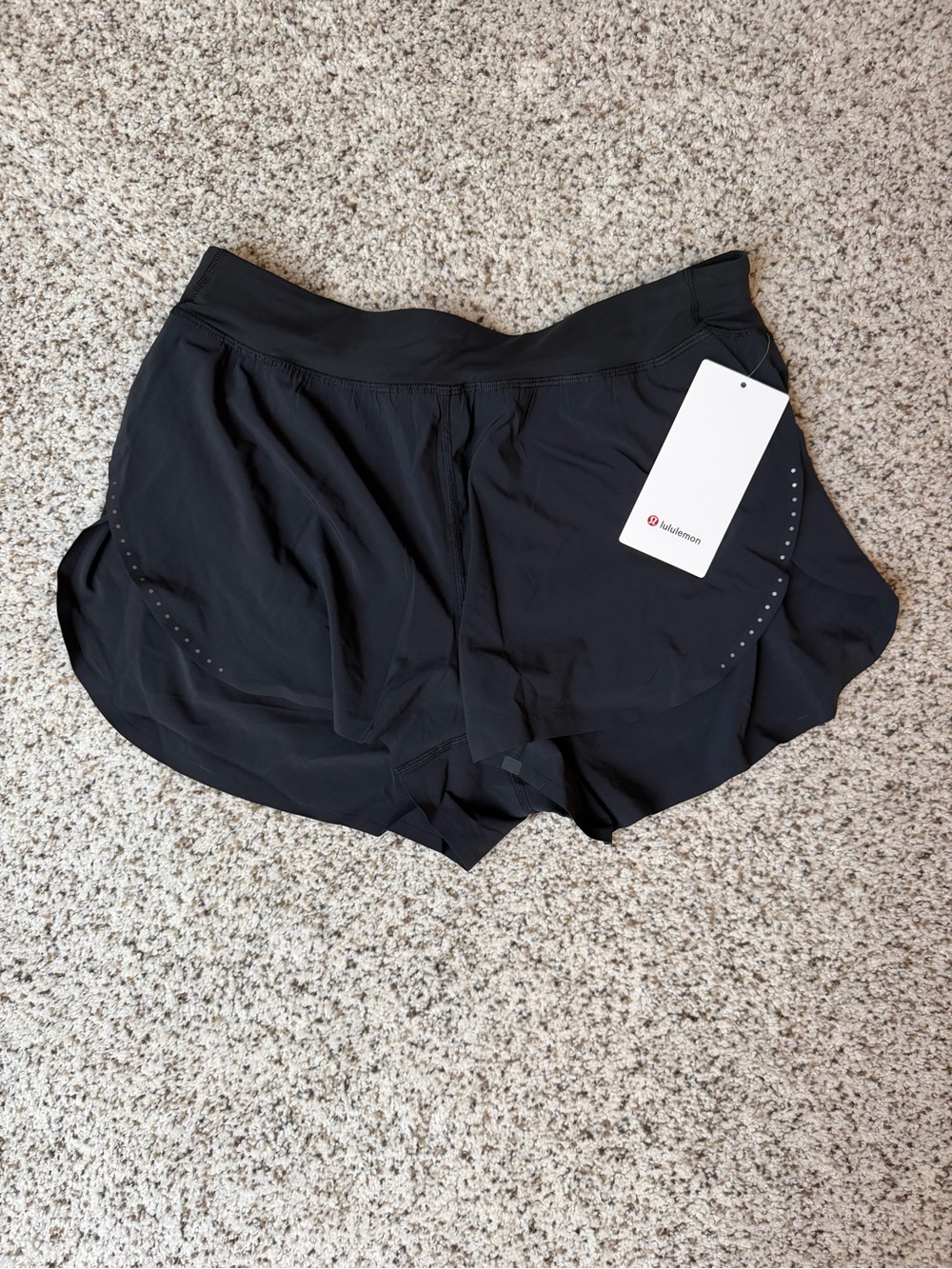 lululemon athletica Black Women's Running Shorts